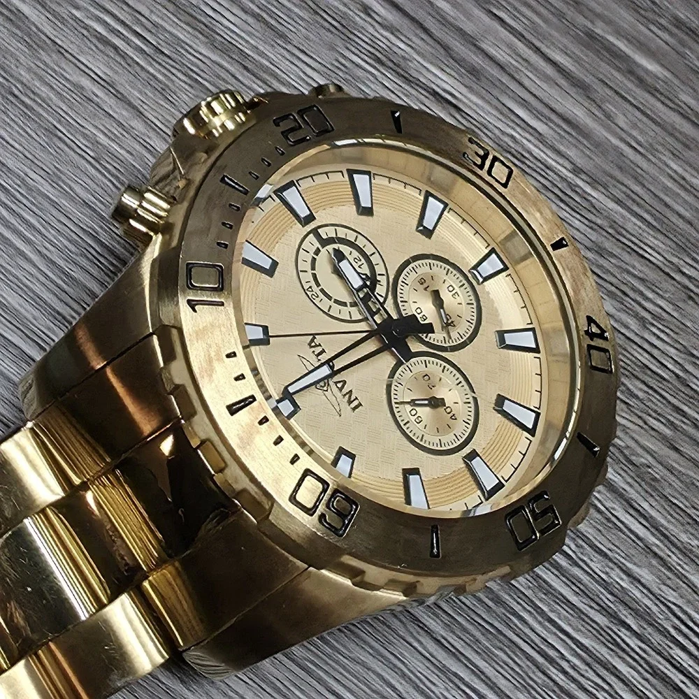 Invicta Men's Watch - Model 22547 - Pro Diver 50mm Gold Tone Stainless Steel